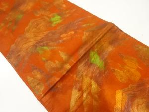 山並模様織出し袋帯